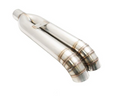 Megan Racing Exhaust Tip Universal - Turn Down 3" Inlet Twin Exit Stainless for Universal