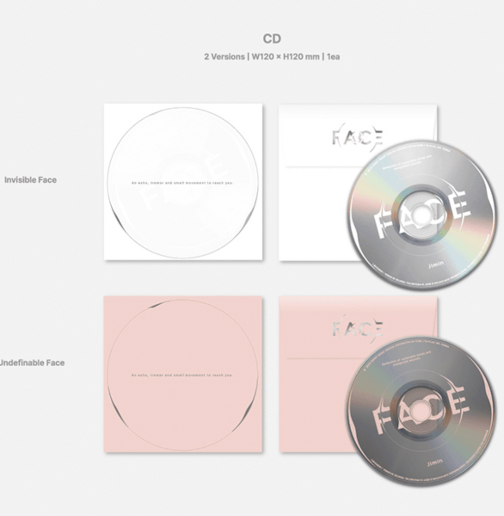 BTS Jimin First 1st Solo Album - Face