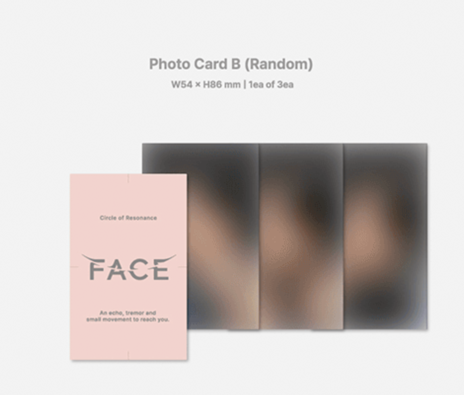 BTS Jimin First 1st Solo Album - Face