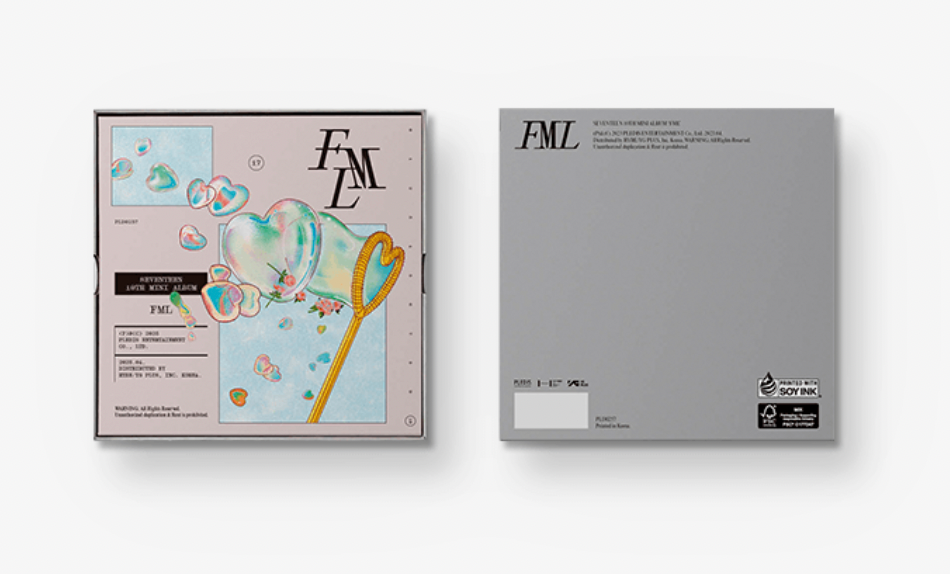 Seventeen 10th Mini Album  - Fml (Carat Version)