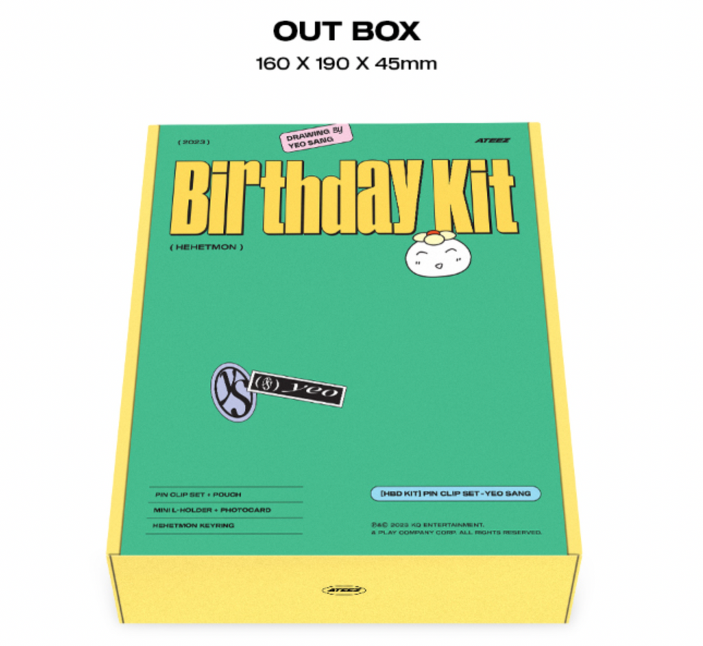 ATEEZ [Hbd Kit] Hair Pin Set - Yeo Sang