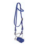 BRIDLE SET, HORSE SIZE, BLUE