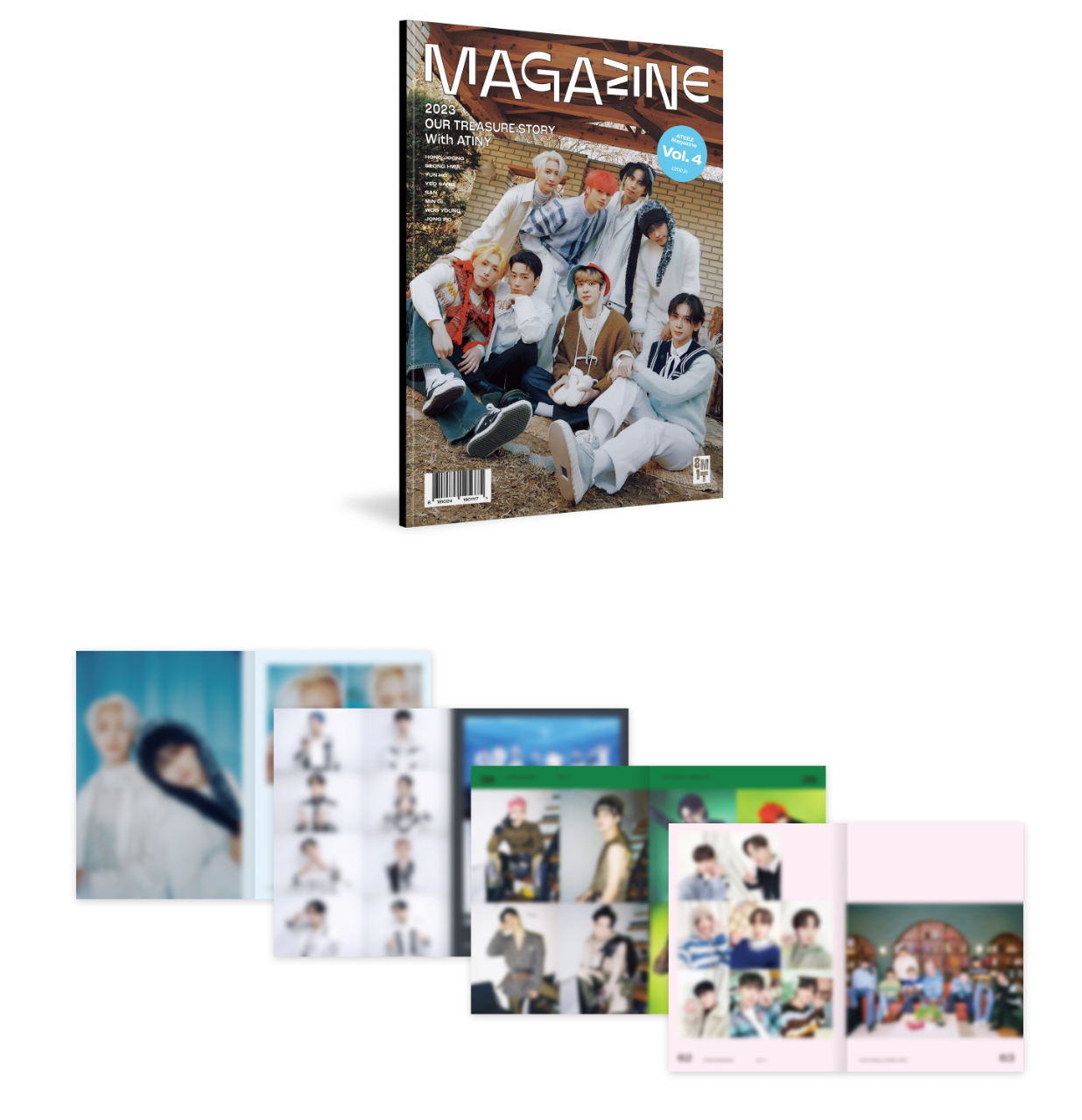 ATEEZ Atiny Membership Magazine Vol.4