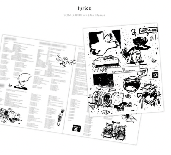 BTS Rm 2nd Solo Album - Right Place Wrong Person