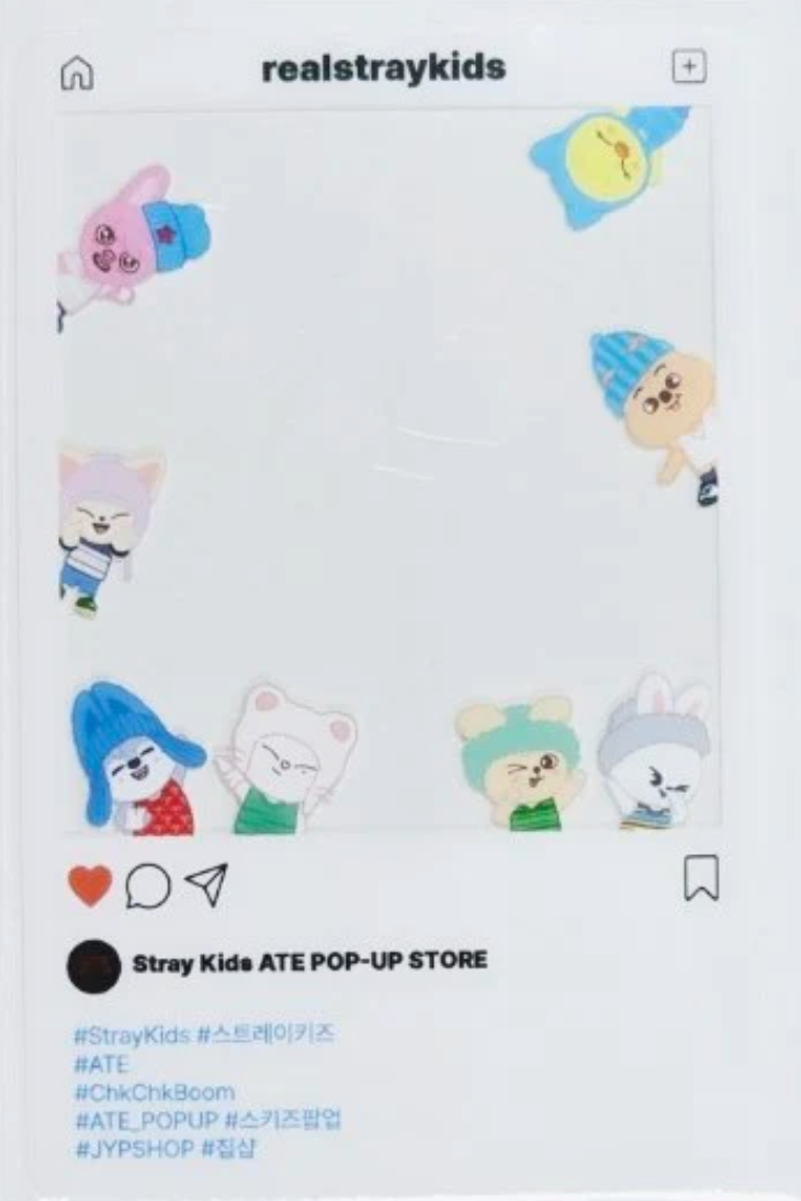 Stray Kids x Skzoo - ATE Pop Up Event Clear Photocard