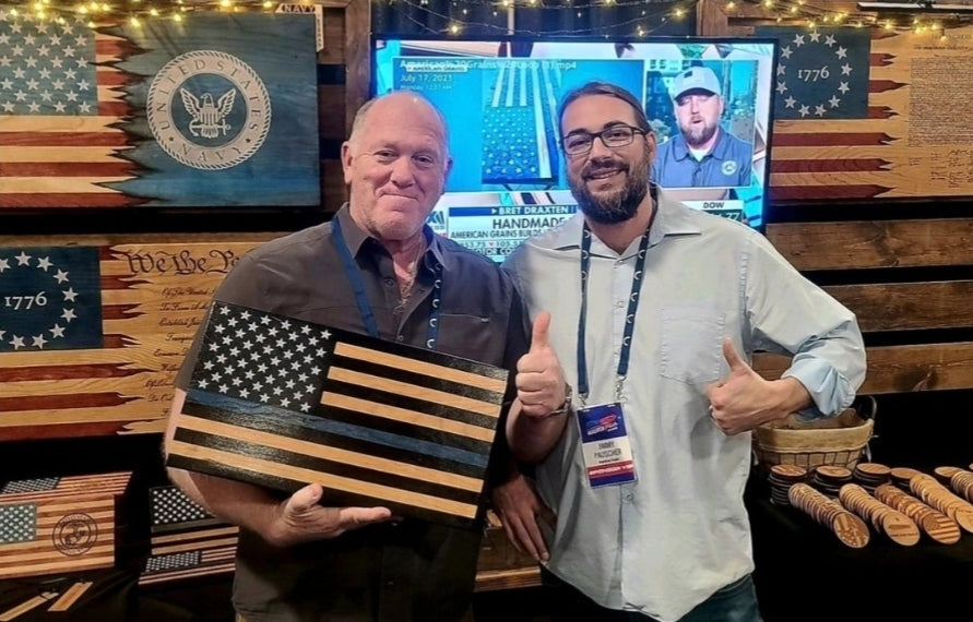 Small Handcrafted Cherry Hardwood Concealment Box – Made by U.S. Veterans