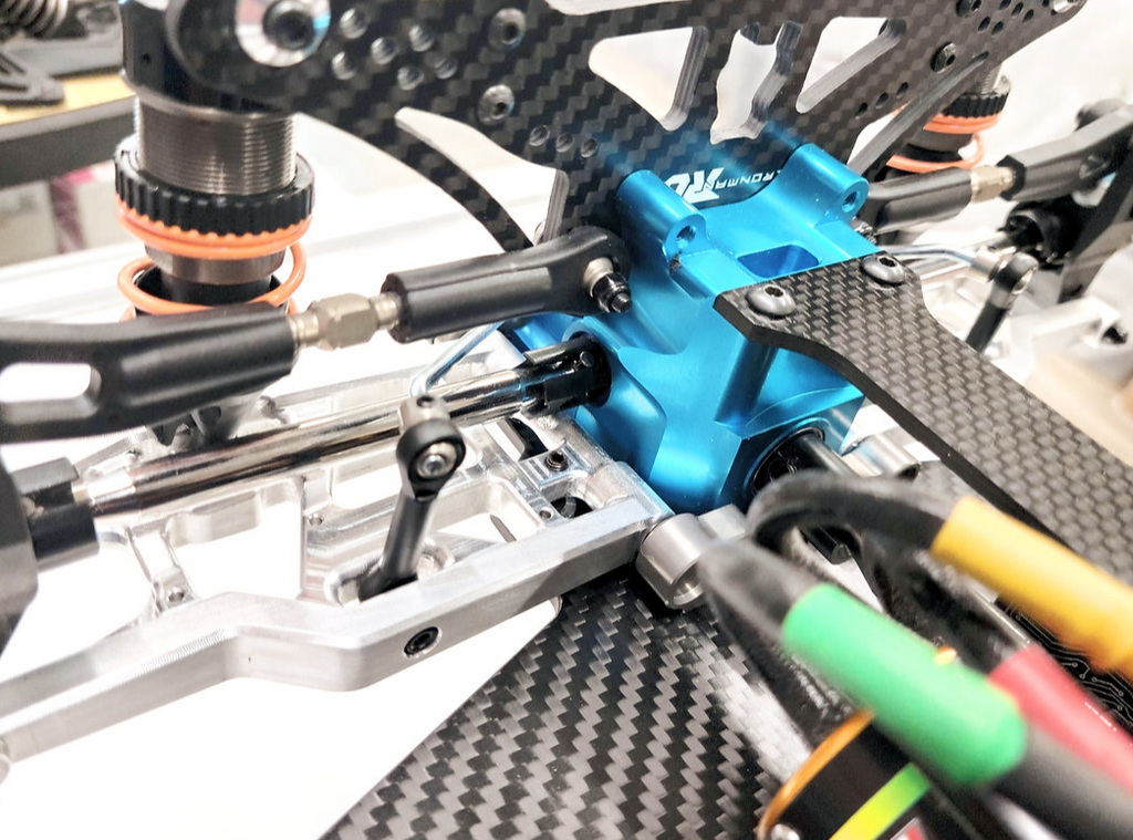 IRonManRc Hobao Vte2 Front Aluminum Lower A-Arms * BILLET CHROME *