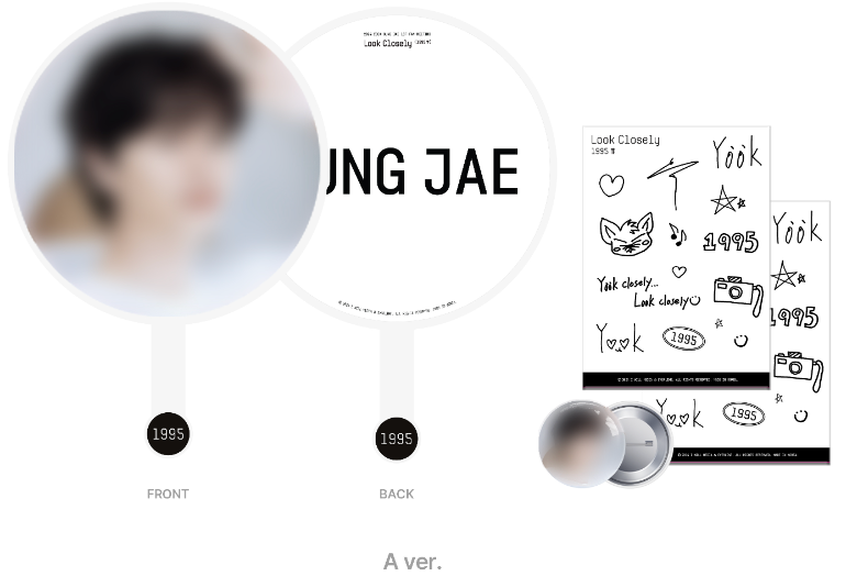 Yook Sung Jae - [Look Closely] 1st Fan Meeting 2024 Official MD Image Picket