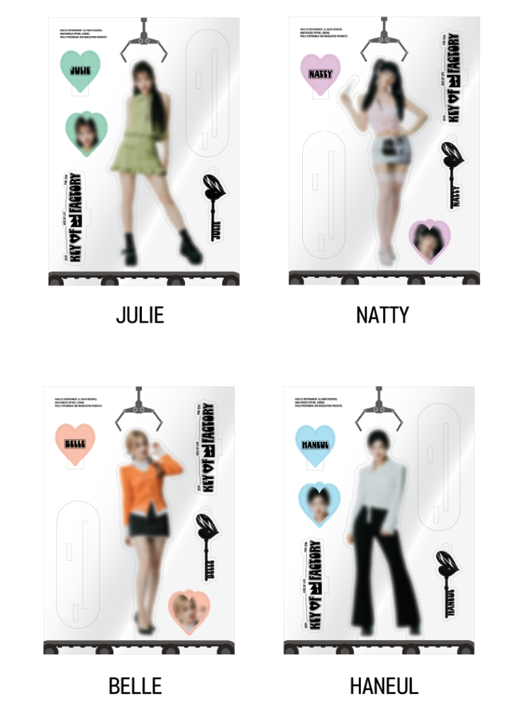 Kiss Of Life - Key Of Factory Official MD Acrylic Kit