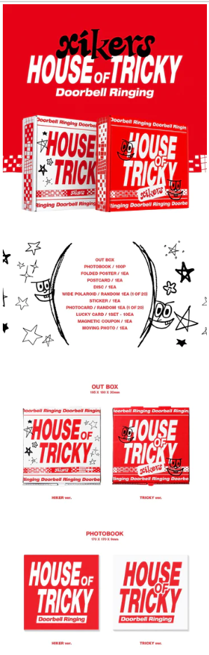 Xikers 1st Mini Album:  House Of Tricky Doorbell Ringing