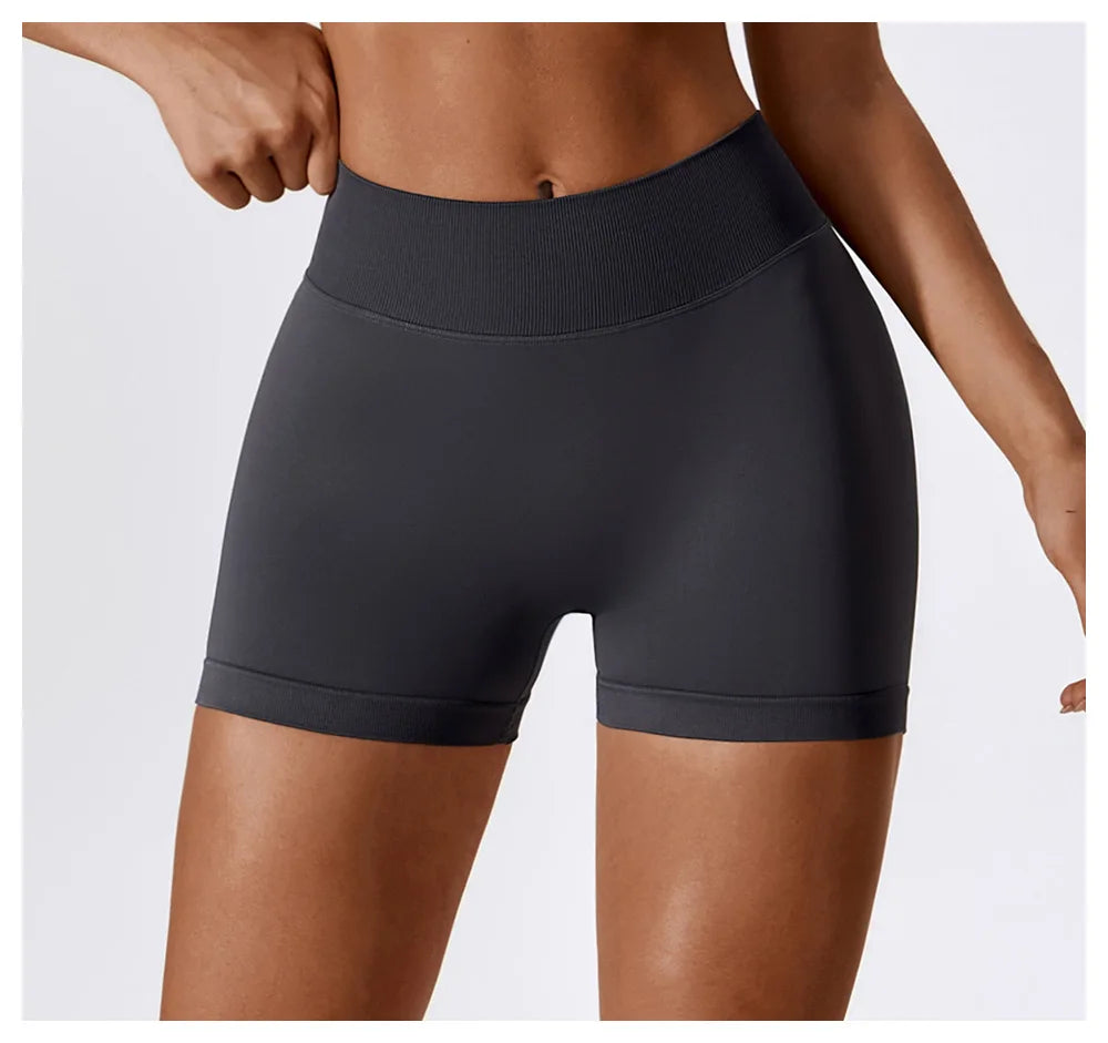 Yoga Shorts Women Gym Outfit Scrunch Butt Fitness Workout High Waist Leggings Gym Clothes For Women Cycling Shorts Sports Shorts