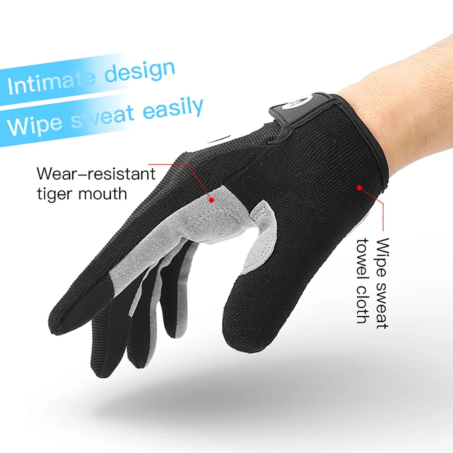 VILICO Cycling Autumn Gloves Full Fingers Bicycle Cycl Glove Men Woman for Spotrs Gym Fitness Fishing Bike Training Glove