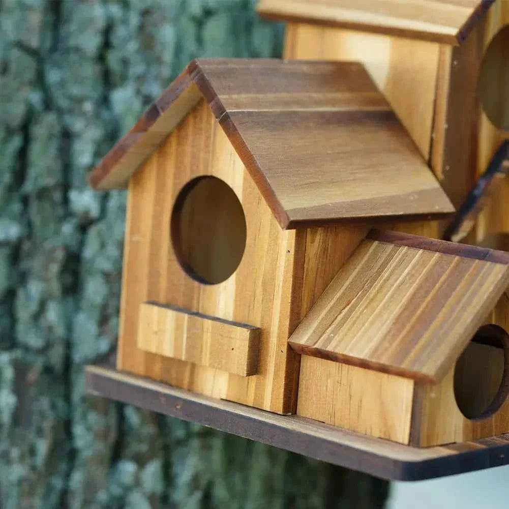 Bird Houses Bird Room Large Bird House for Garden Courtyard Backyard Decor Finch Bluebird Cardinals Handmade Humming 2026 1pcs