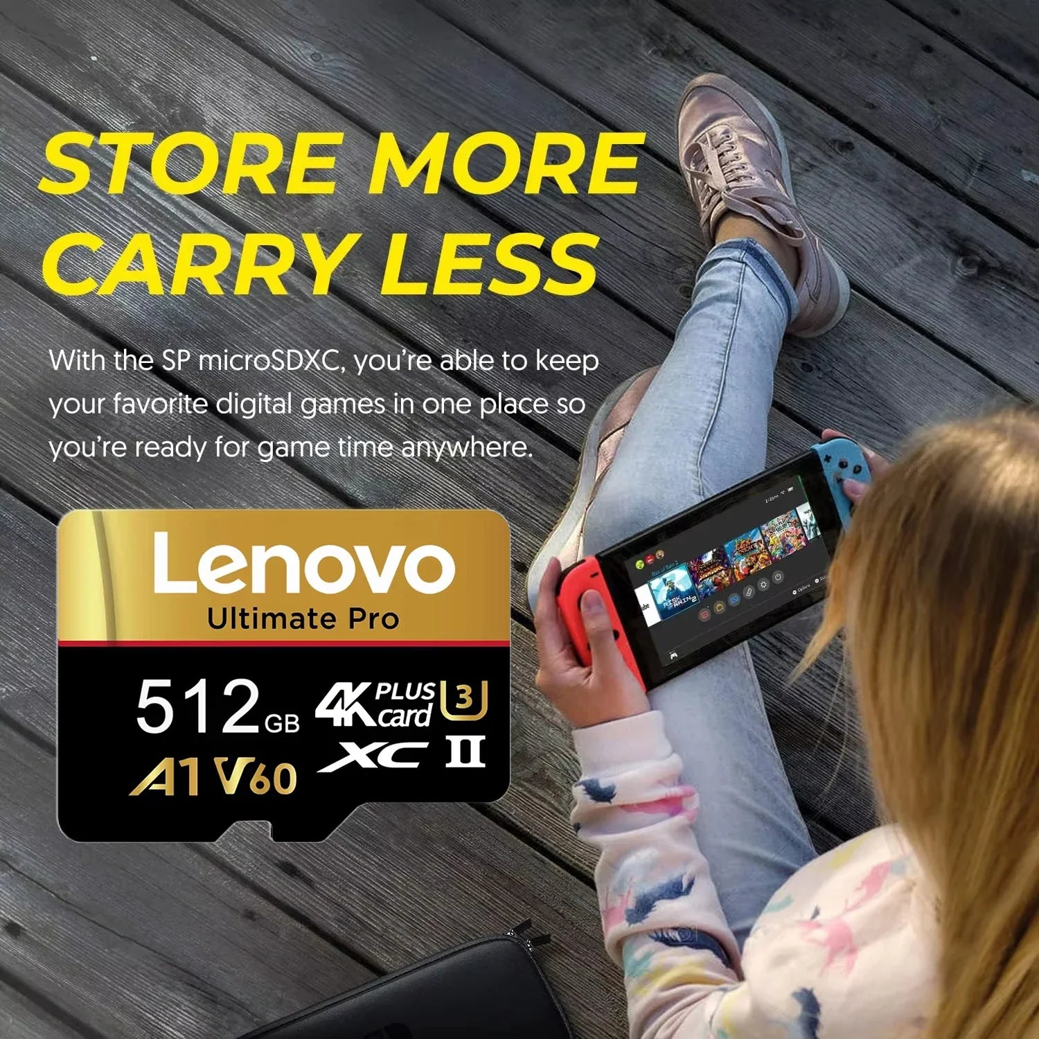 High Capacity Lenovo 512GB Memory Card Micro TF SD TF Cards SD Cards 128GB Class 10 32GB V30 for Driving Recorder/PC/Mac