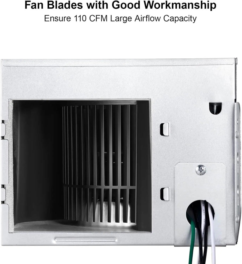 JOEAONZ Three Temperature LED Bathroom Exhaust Fan With Light