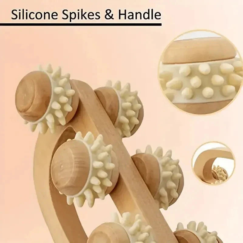 Wooden Massage Roller Tool