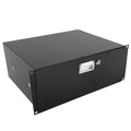 4U Professional Rack Case 19" Steel Plate DJ Drawer Equipment Cabinet with Key