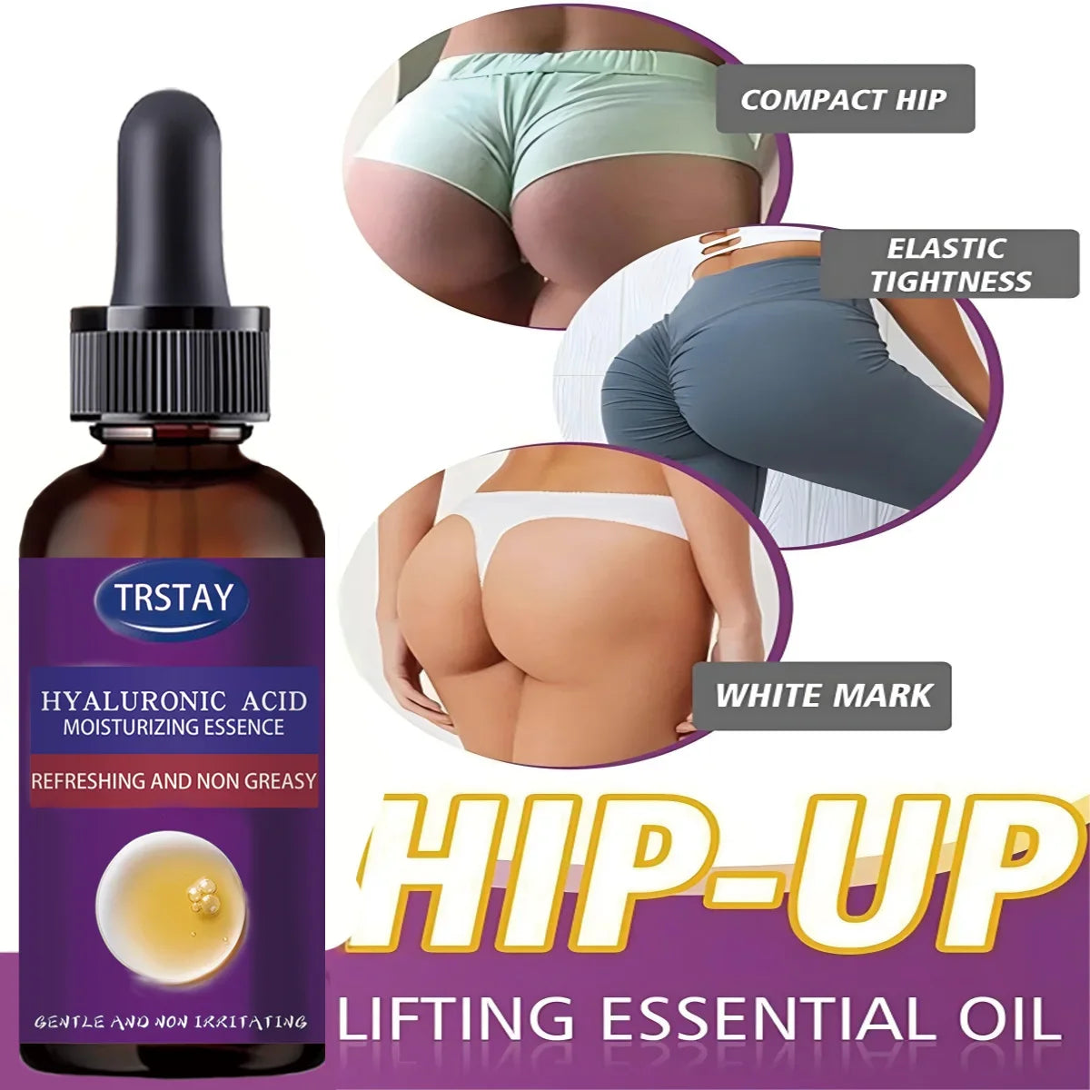 100% nahural refine garlicm hip lifting essential oil
