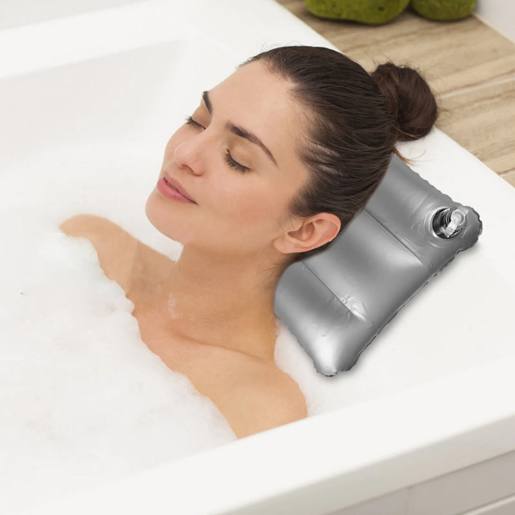Camping Inflatable Water Cooling Pillow Outdoor Summer Portable Sleeping Pillow Travel Convenient Water Fillable Pillow,