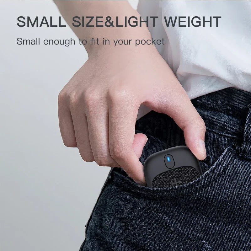 Portable Mini Bluetooth Speakers Built-in Microphone Clip Magnetic Bike Golf Waterproof Wearable Speaker for Outdoor Sports