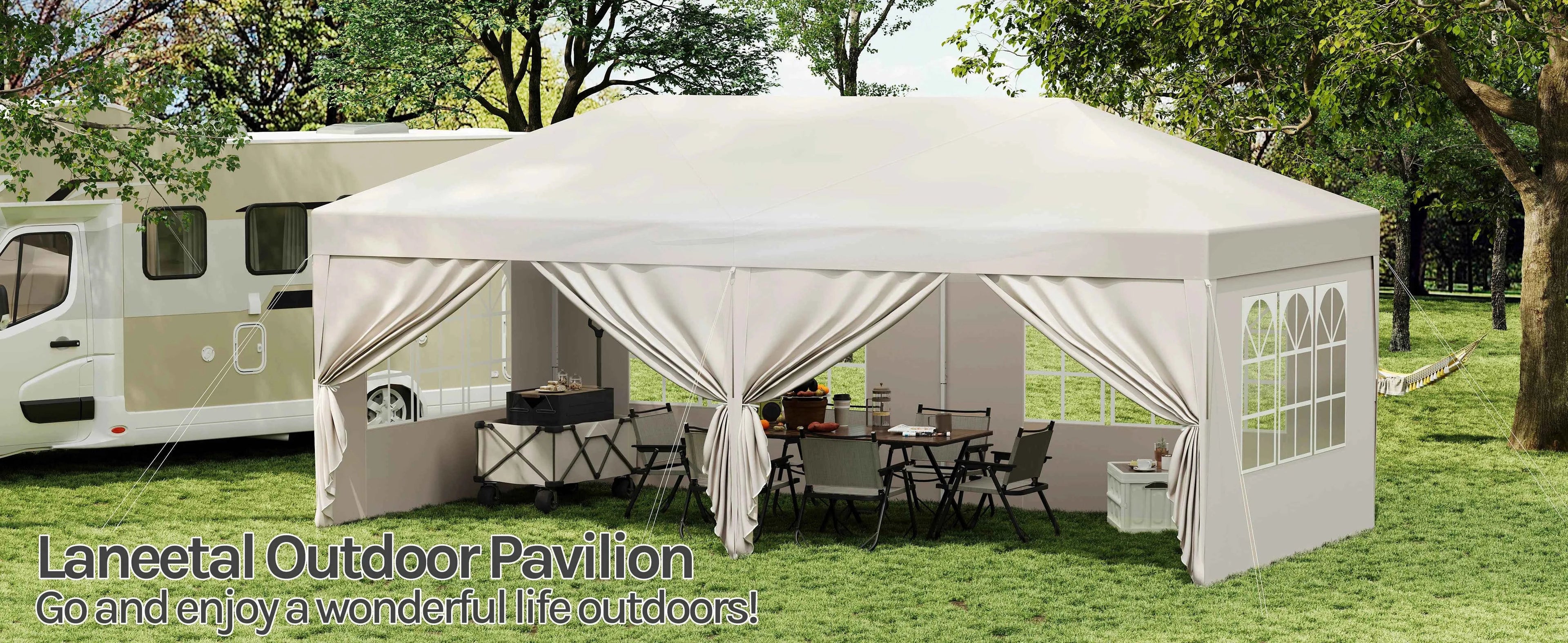 Pop Up Folding Gazebo Garden Gazebo Marquee Pergola Waterproof Windproof UV Protection party tent for Garden Camping Beach BBQ