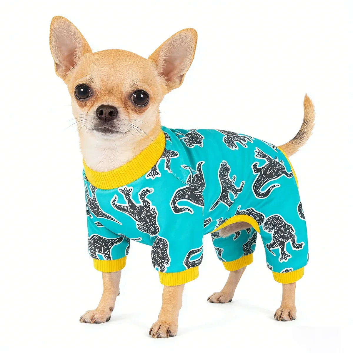 Dog Pajamas for Small Dogs Girl Boy Puppy Pjs Summer Pet Onesies for Chihuahua Yorkie Teacup Cute Soft Material Stretch Outfit