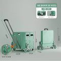 Lightweight Brushed Trolley Luggage Trolley Express Folding Shopping Cart for Climbing Stairs Home Hand Pull