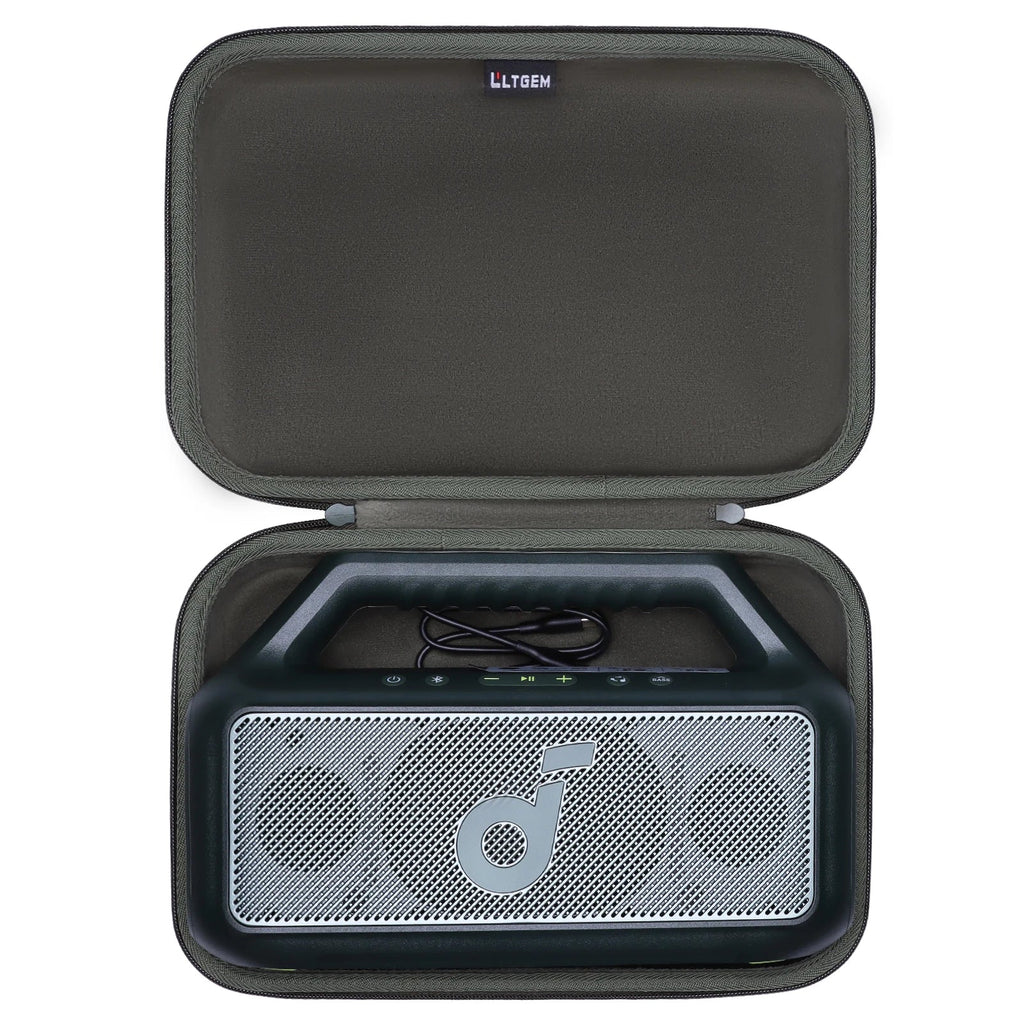 Bluetooth Speaker Case for soundcore Boom 2 Outdoor Bluetooth Speaker Storage Carrying Bag Accessories for Bluetooth Speaker