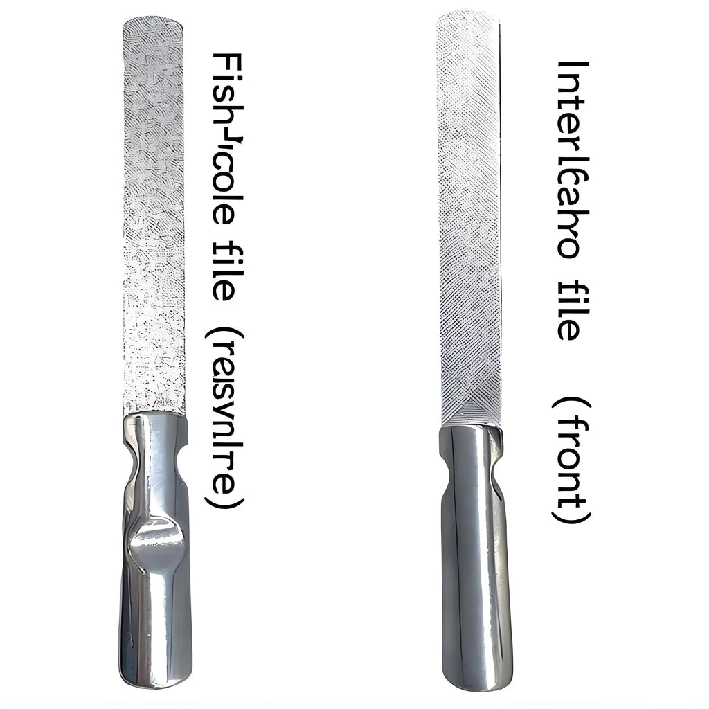 Stainless Steel Nail Files Manicure Pedicure Grooming For Professional Finger Toe Nail Care Tools