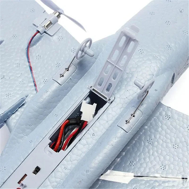 C-17 RC Drone DIY Aircraft Transport Aircraft 373mm Wingspan EPP RC Drone Airplane 2.4GHz 2CH 3-Axis Aircraft Toy for Adults