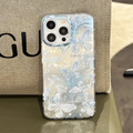Bowknot Butterfly Pearl Polka Dot Case For iPhone 16 13 15 Pro 12 14 11 Pro Max 16E 7 8 Plus XS Max X XR SE 2020 Girl Cover