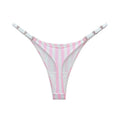 Seamless Sexy Thong Women Underwear Briefs Panties Zebra Flower Low Rise Luxury Metal Buckle G String Bikini Girls Female Panty