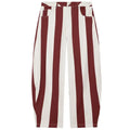 HXAO Women's Jeans Striped Denim Pants Women's High-waisted Jeans Baggy Wide Leg Long Trousers Casual Streetwear Female Bottoms