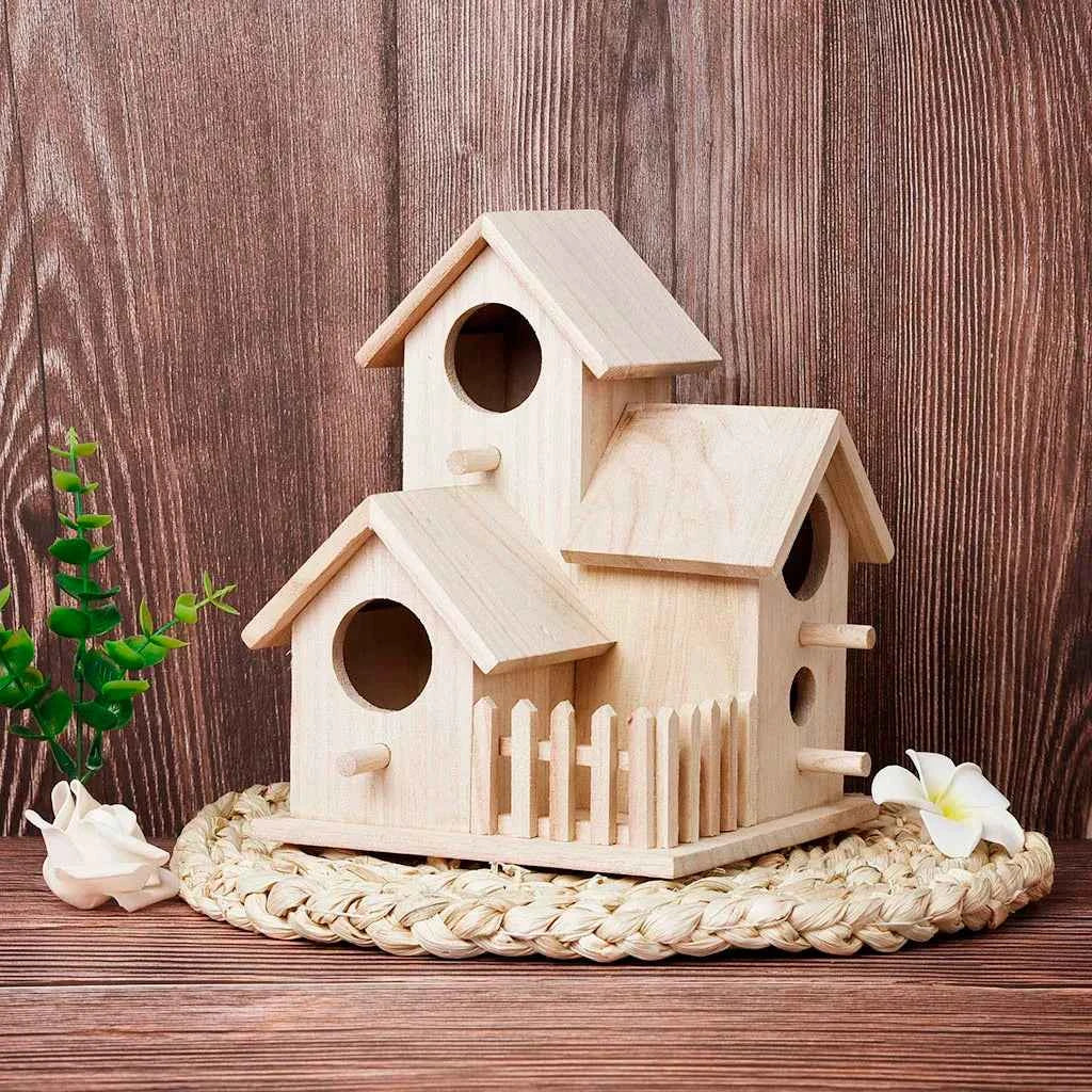 Wooden Bird Houses Bluebirds Home Small Bird House For Outside Garden Unfinished Bird Houses To Paint For Bird Watching