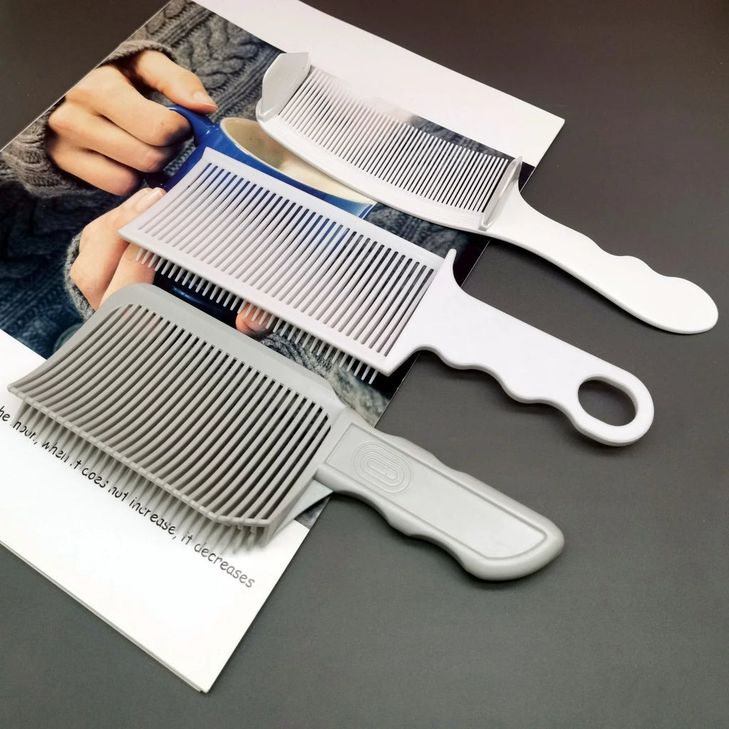 1/3Pcs Barber Hair Comb Kit Flat Top Hair Cutting Fading Stying Fade Comb  Men Fade Brush Salon Hair Tool Accessories