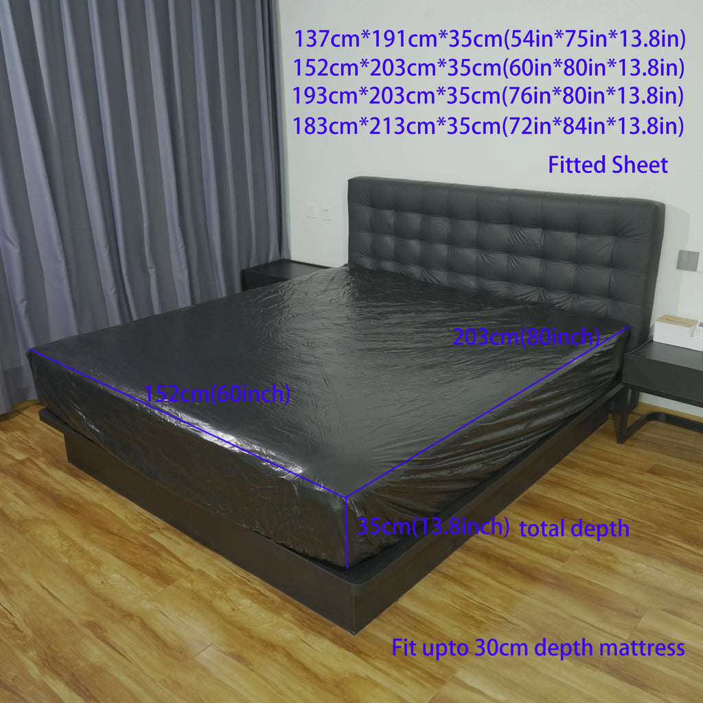 1pcs PVC Waterproof Mattress Protection Sheet, Soft and Skin-Friendly