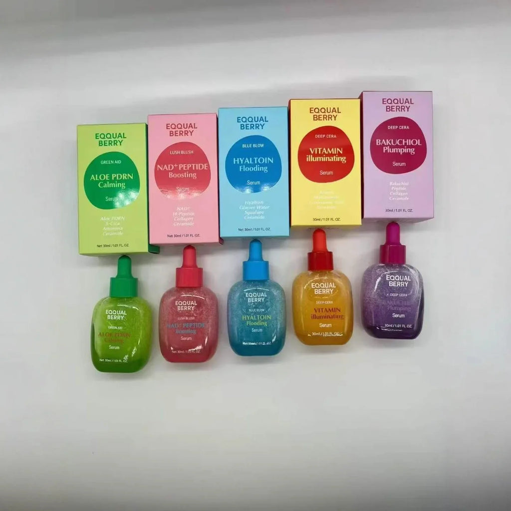 EQQUALBERRY PDRN+PEPTIDE Boosting Serum Effectively Tightens Pores For Sensitive Skin Korean Skin Care Deeply Nourishing Smoothi