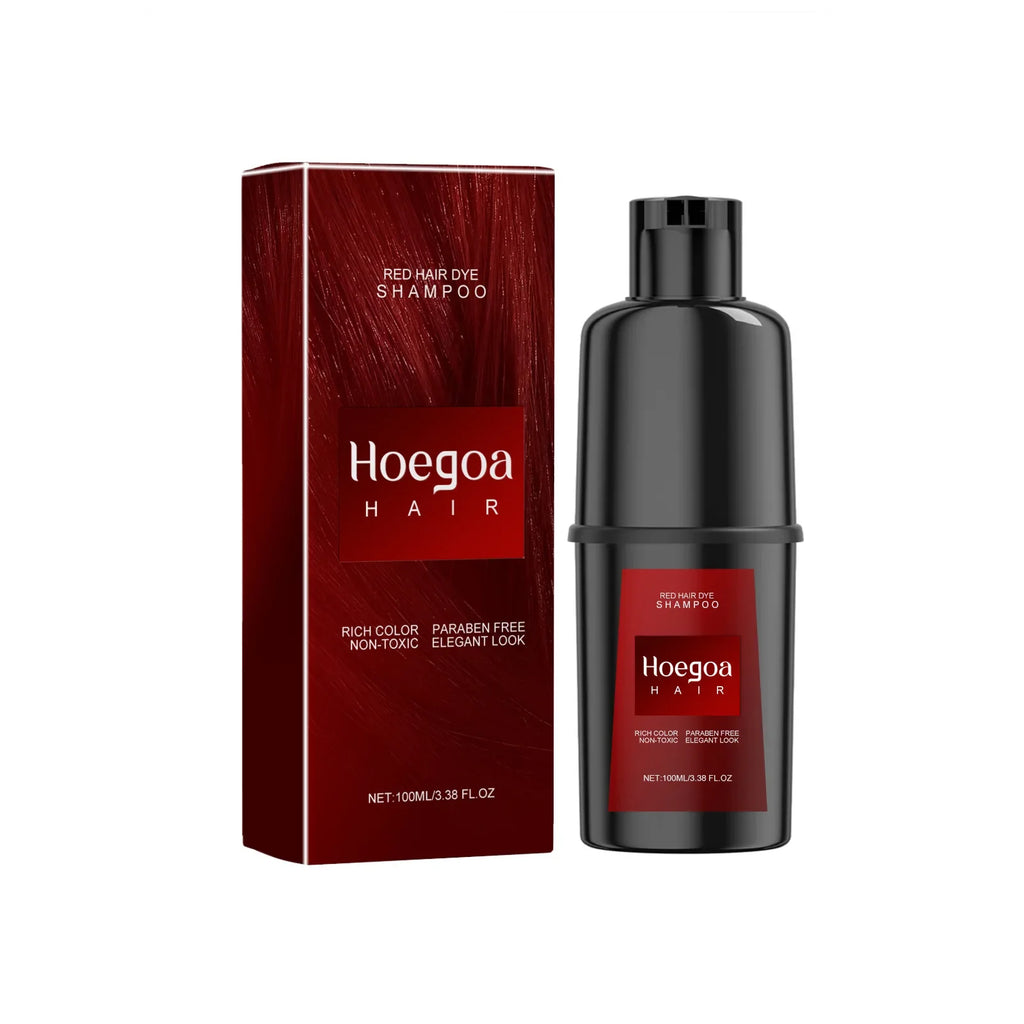 Hair Dye Shampoo Diy Natural Black Color Repair Gray White Hair Non Irritating Hair Coloring Shampoo