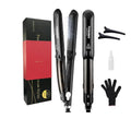 Hair Steam Straightener Ceramic Steam Flat Iron Vapor Plate Wet Dry Hair Iron Steamer Styling Tool Hair Styling Accessories