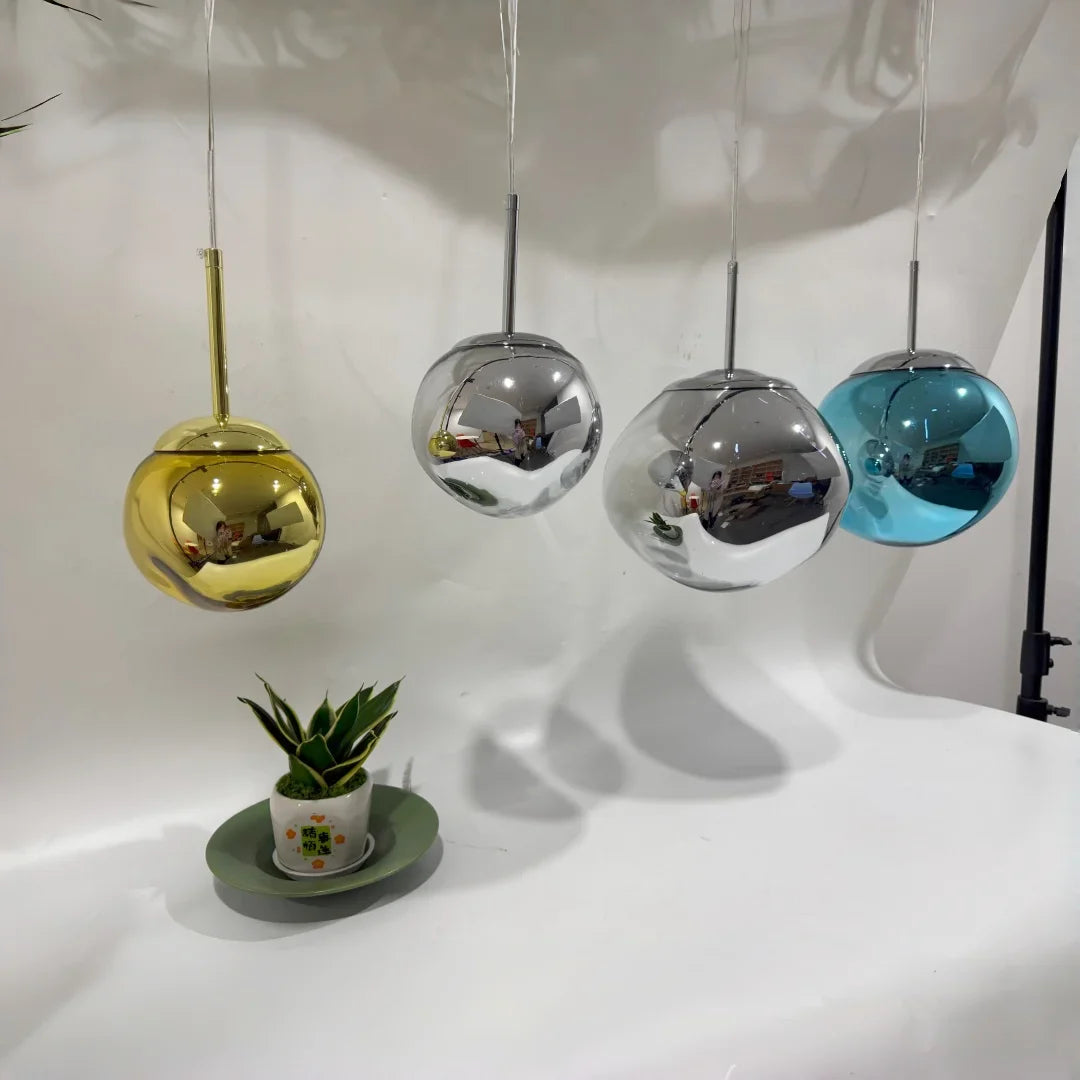 Modern Lava LED Chandeliers PVC Lighting Living Room Deco Hanging Lamp Kitchen Light Fixtures Indoor Home Chandelier Lighting