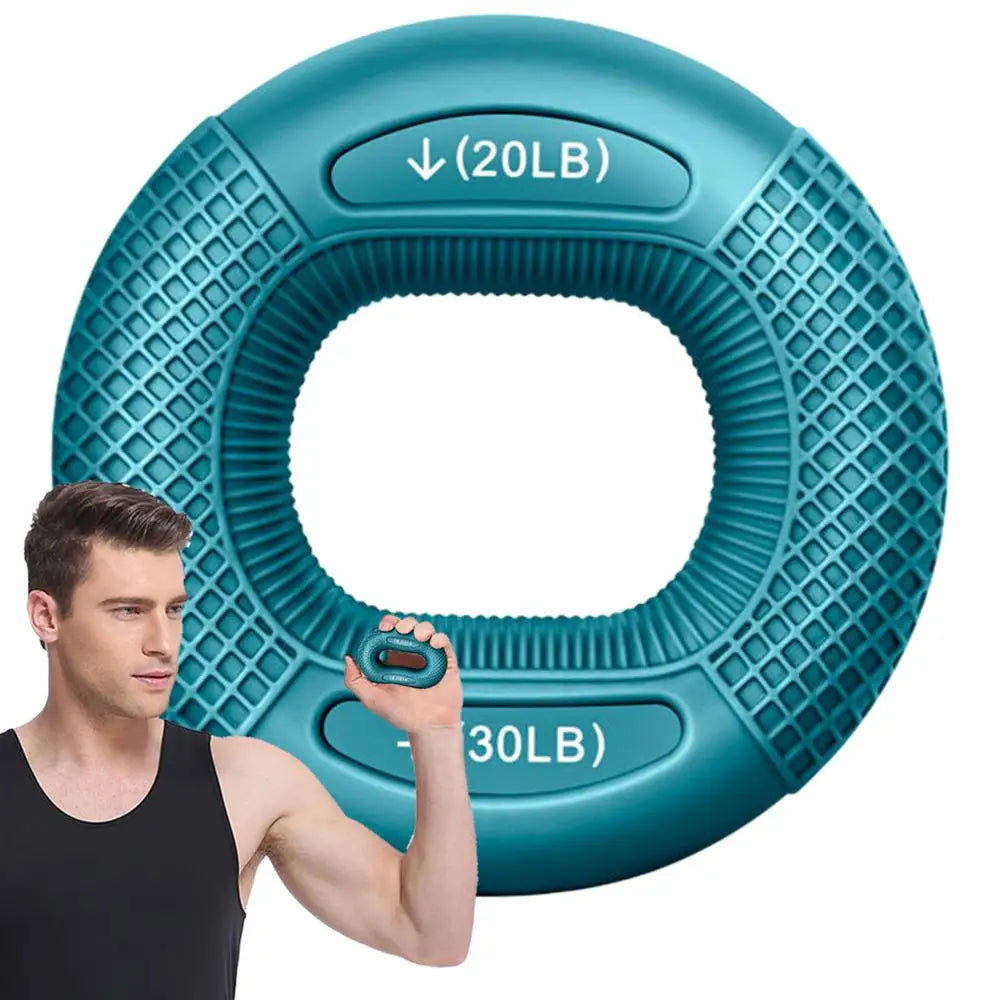 Silicone Finger Gripper Ring | Hand Muscle Strengthener for Grip Training and Wrist Recovery