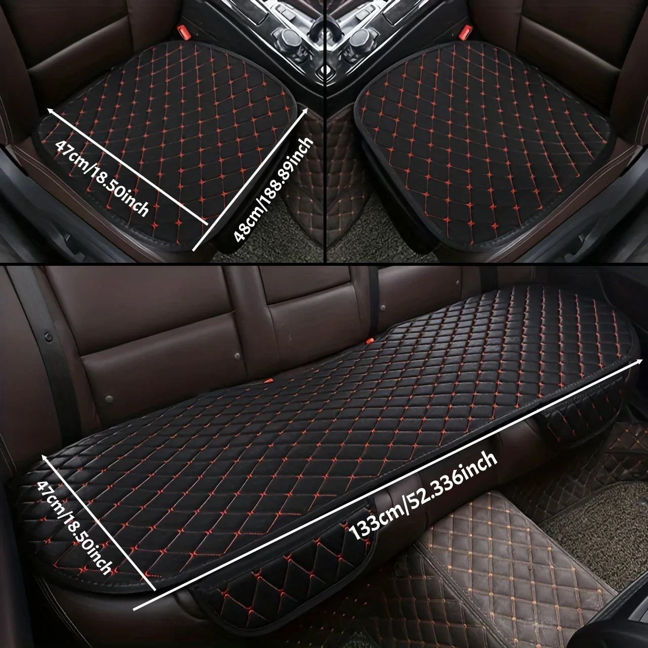 Car Seat Cover/Protector, Car Seat Cushion, Breathable, Comfort, Universal for Most Vehicles, Automotive Interior Seat Protector