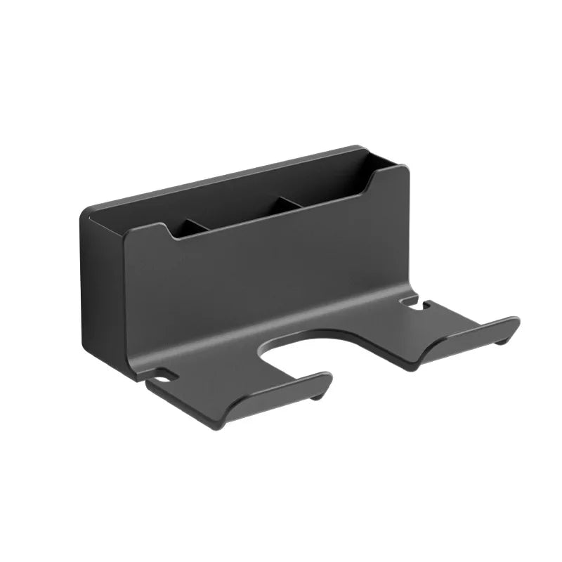 Hair Dryer Holder Wall Mounted Wall Dryer Cradle white black greyHairdryer Blow Dryer Organizer for Bathroom Bathroom Shelves