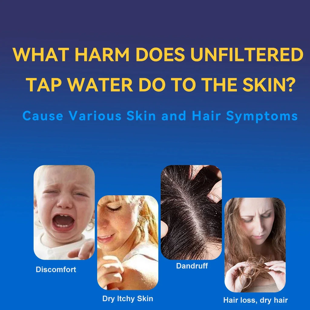 ALTHY Vitamin C Revitalizing Shower Water Filter - Reduces Chlorine Heavy Metal - Improves Dry Itchy Skin, Hair Dandruff, Eczema