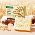SADOER Oat Scrub Exfoliating Facial Soap Face Wash Foam Facial Cleanser Moisturizing Anti-aging Body Bathing Soap Exfoliator
