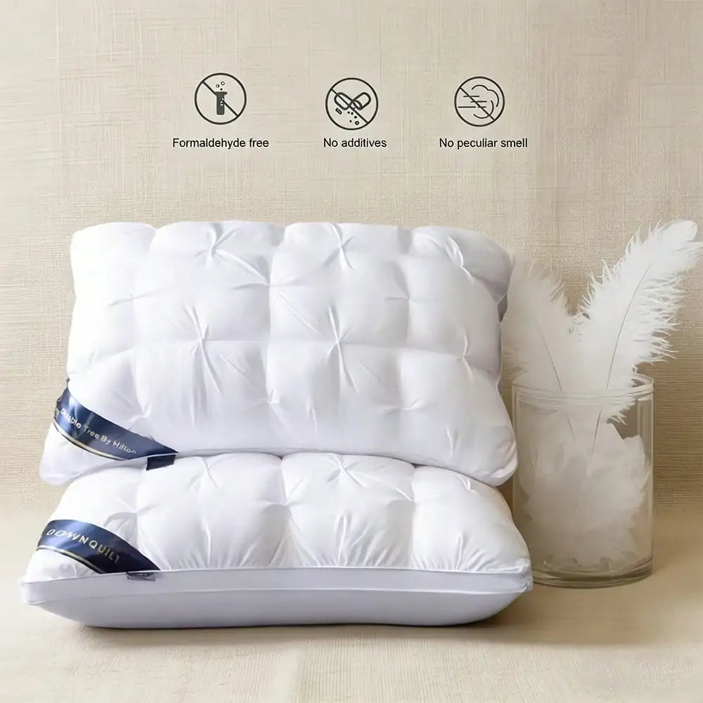 Deluxe Pillow 2-Piece Set With Down Alternative For Side Sleepers