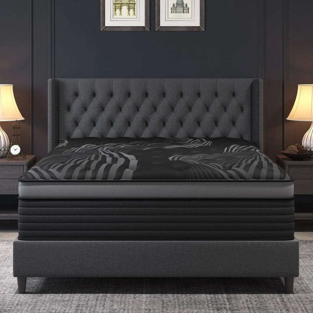 12"14" Gel Memory Foam Hybrid Pocket Spring Mattress Twin Full Queen
