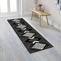 Modern Rhombus Design Kitchen Mat Entrance Doormat Decor Corridor Balcony Rugs Bathroom Anti-slip Foot Mat Bedroom Beside Carpet