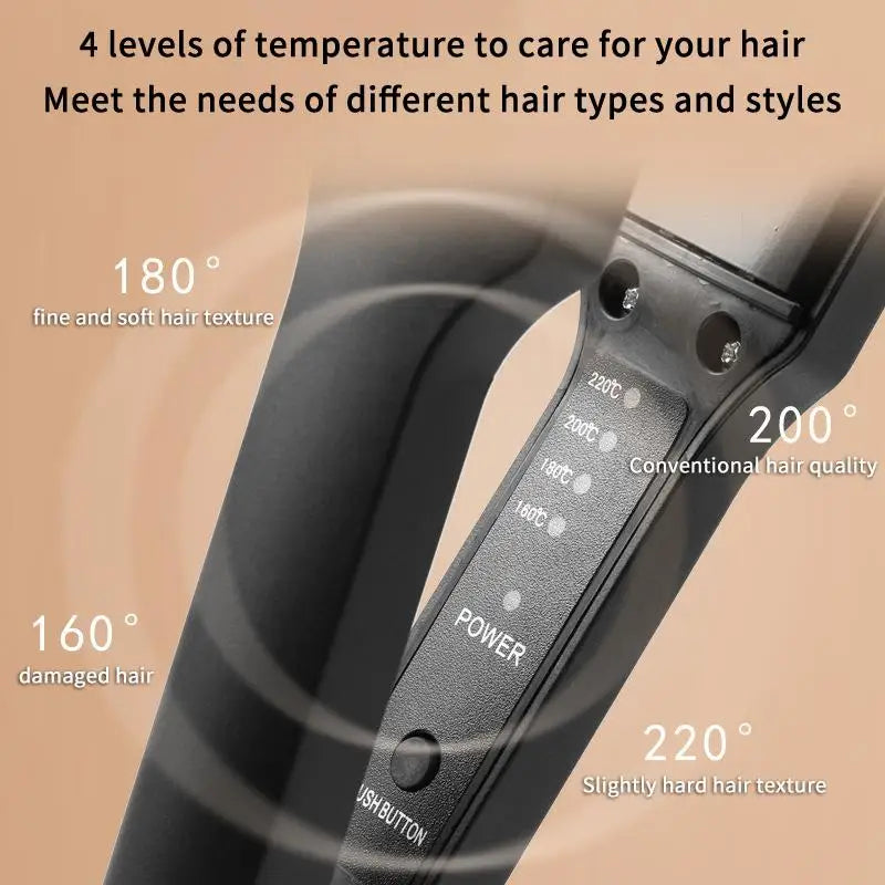 Hair Styler Electric Corrugation Wave Styling Professional Hair Straightener Curler Crimper Ceramic Corrugated Curling Iron