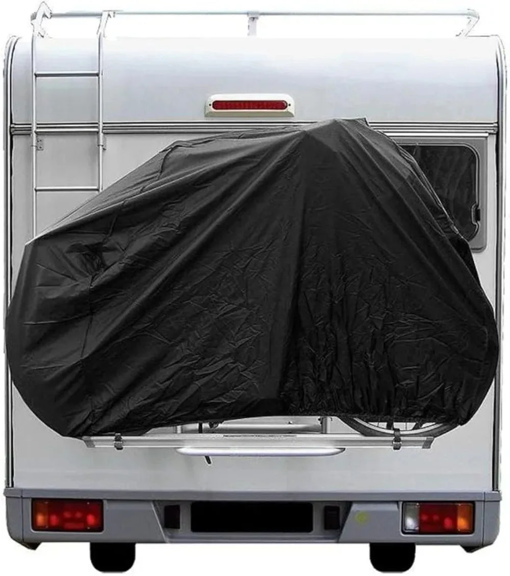 Caravan Rear Mount Bicycle Cover For 1 Or 2 Bikes Camping Accessories For Caravans And Motorhomes